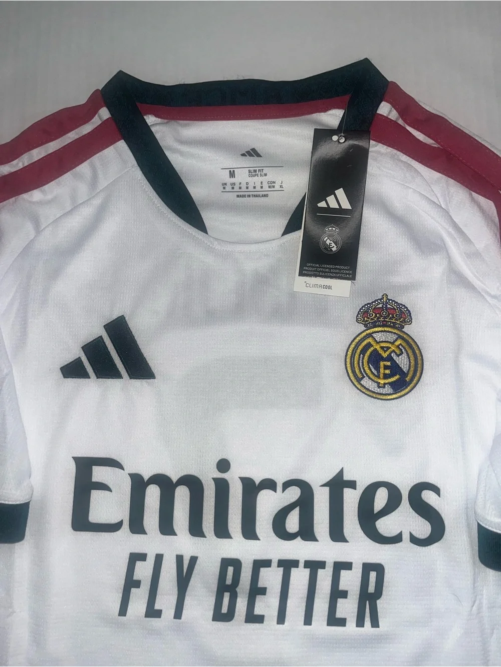 Vinicius Jr #7 Real Madrid Home Jersey UCL Patches Size M
